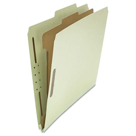 Pressboard Classification Folder44; Letter44; Four-Section44; Gray-Green44; 10-Box